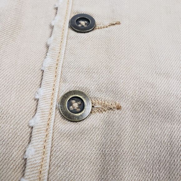 Sandrine Rose Women's Tan Denim Empire Jacket size M - Picture 6 of 14
